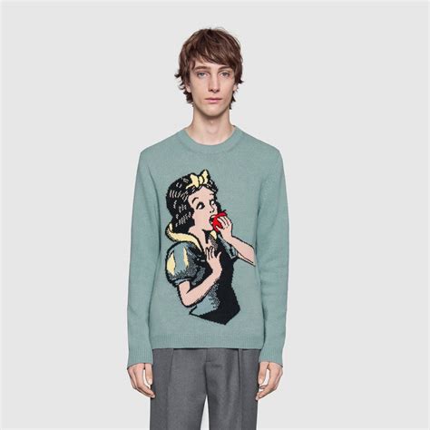 gucci snow white mens|Shop the Snow White sweater from Gucci SS18 menswear .